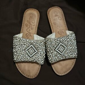 Naughty monkey sandals in size 9